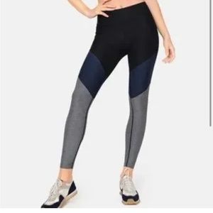 OUTDOOR VOICES Springs Blue/ Grey Color‎ Block 7/8 Leggings